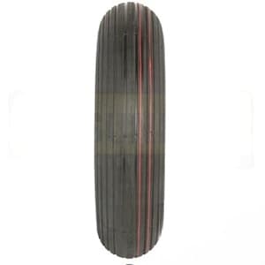 B1WL82 - White 3/4" BB X 4" SYM 4.80x4x8 4-Ply Wheel-Ribbed - Thumbnail 3