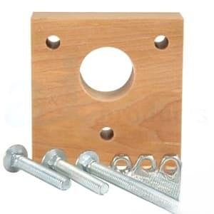 B94626 - Bed Auger Mounting; Wood; Block