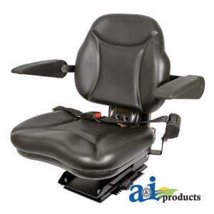 BBS108BL - "Big Boy" Seat; w/ Armrests, BLK, 330 lb / 150 kg Weight Limit