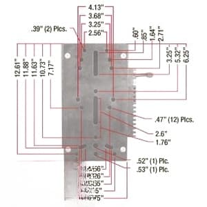BBS108YL - 330 lb / 150 kg Weight Limit YLW "Big Boy" Seat; w/ Armrests - Thumbnail 3