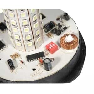 BLA9810 - Pipe Type Flexible Rubber Base AMBER 80 LED Beacon - Thumbnail 4