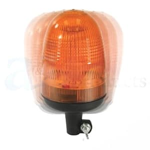 BLA9810 - Pipe Type Flexible Rubber Base AMBER 80 LED Beacon - Thumbnail 5