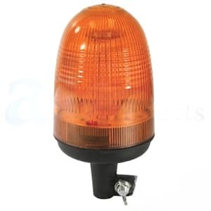 BLA9810 - Pipe Type Flexible Rubber Base AMBER 80 LED Beacon