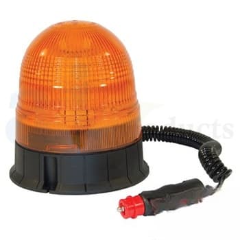BLA9814 - Power Cord Magnetic Base AMBER 40 LED Beacon
