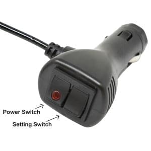 BLA9830 - Power Cord Magnetic Base AMBER Low Profile 18 LED Beacon - Thumbnail 4