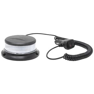 BLA9830 - Power Cord Magnetic Base AMBER Low Profile 18 LED Beacon