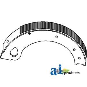 C5NN2218E - Brake Shoe w/ Lining