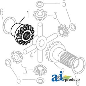 C5NN4236A - Gear, Diff. Side