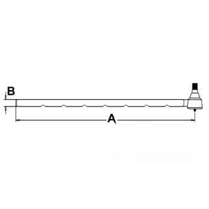 C5NN3278A - Long (LH) Outer Tie Rod