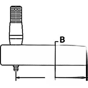 C5NN3A300C - Drag Link End, Front - Thumbnail 3