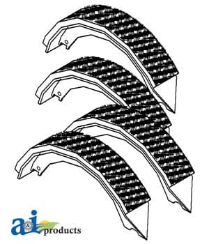 C7NN2218A - Brake Shoes, Drum Type