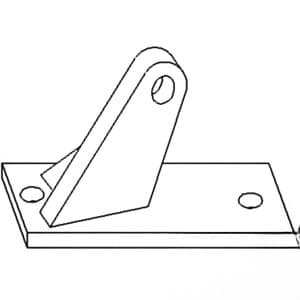 C7NND932A - LH (Ref. 14) Bracket