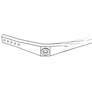 C7NN3010F - Front Axle Assembly w/ Bushing