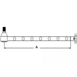 C7NN3281A - Long (LH) Tie Rod