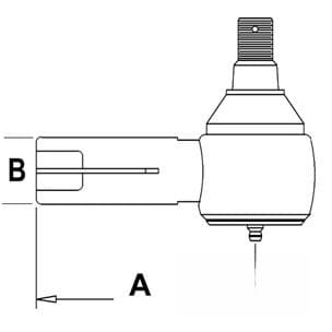 C7NN3289E - Outer (RH) Tie Rod