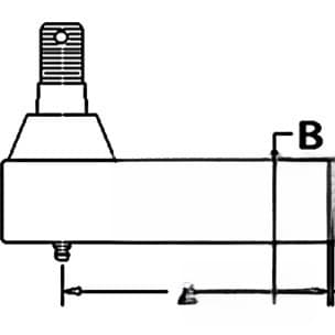 CAR98855 - Tie Rod End (LH)