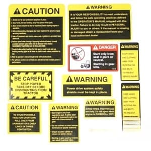 CAUKIT - Decal Set, Universal Caution