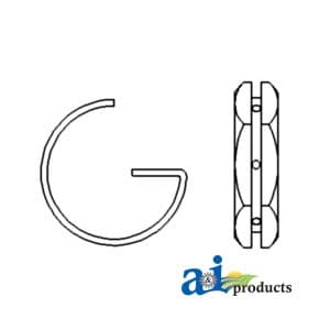 CBPN4179A - Nut & Ring, Rear Axle