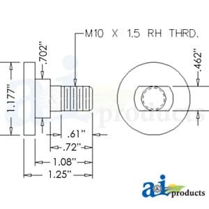 CC19994 - Bolt Kit, Disc Mower Blade - Thumbnail 3