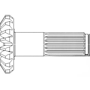 CE18776 - Horizontal Unloading Auger Drive Gear Case Shaft-Pinion