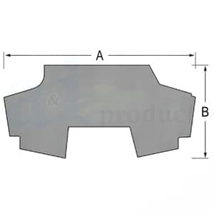 CFM425 - Floor Mat, 2 pc - Thumbnail 2