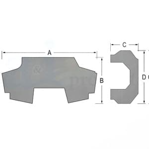 CFM425 - Floor Mat, 2 pc