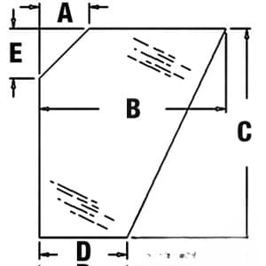 CG1971 - Glass, Door, Lower