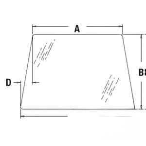 CG6120 - Glass, Windshield