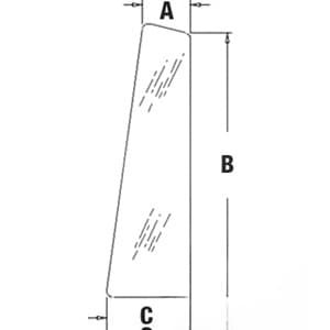 CG6124 - Glass, Rear, Quarter (RH/LH)