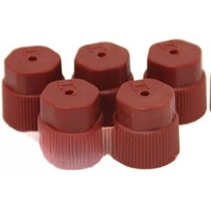 CP0132 - 16mm Red R-134a High Side Valve Port Cap OEM & Aftermarket (5 Pack) - Thumbnail 4