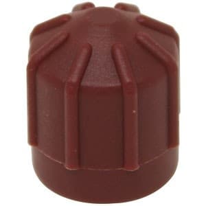 CP0136 - 16mm Red R-134a High Side Valve Port Cap (4 Pack)