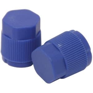 CP0137 - 13mm Blue R-143a Low Side Valve Port Cap J.R.A. Type (4 Pack) - Thumbnail 3