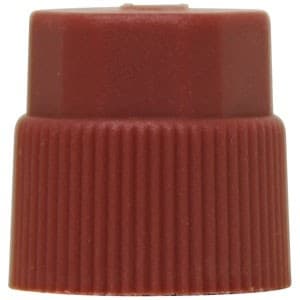CP0138 - 16mm Red R-134a High Side Valve Port Cap J.R.A. Type (10 Pack) - Thumbnail 2