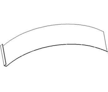 CP16401 - 1 Piece Concave Cover Plate