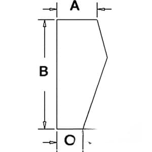 D131289 - Glass, Windshield, Door, Lower (LH)