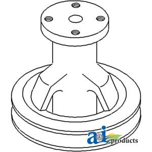 D2NN8610B - Pulley, Fan (Single Groove) - Thumbnail 3