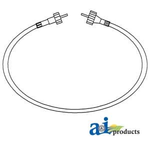 D3NN17365F - Cable, Tachometer - Thumbnail 2