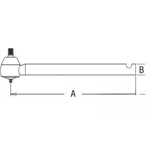D4NN3278A - Outer (LH) Tie Rod