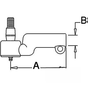 D4NN3289D - Tie Rod End (Female Thread)