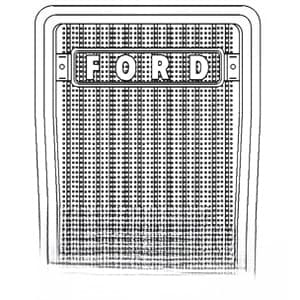 D5NN8200A - Grille, Front