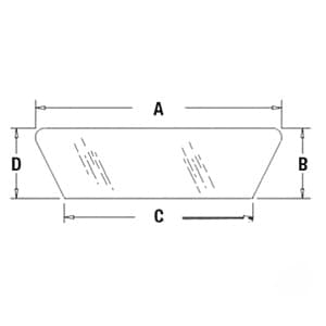 D5NN9442014B - Glass, Rear, Lower
