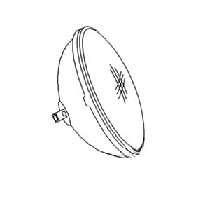 D6NN13N007A - Sealed Beam Bulb (12 Volt) - Thumbnail 4