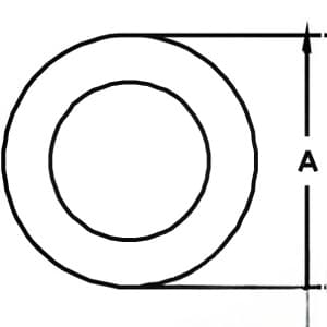 D749706 - 3.5" I.D. 5.25" O.D. Friction Disc/Clutch Lining