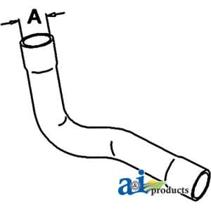 D8NN8B274AB - Radiator Hose, Lower w/ Clamps - Thumbnail 3