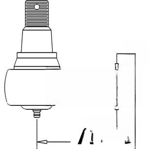 D8NN3A302AA - Power Steering End