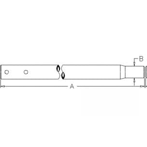 D8NN3B624BA - Tie Rod Tube