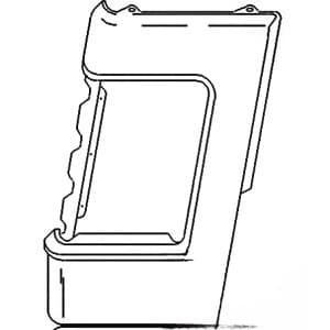 D9NN8A134AA - Side Panel, Grille (RH)