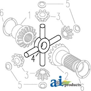 E1NN4211AB - Spider, Differential
