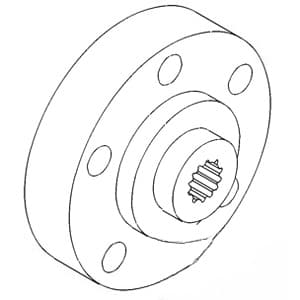 E1NNN777AB - Hub, Standard