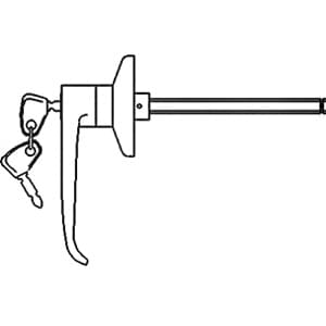 E3NN9422400BA - L Handle (Locking)
